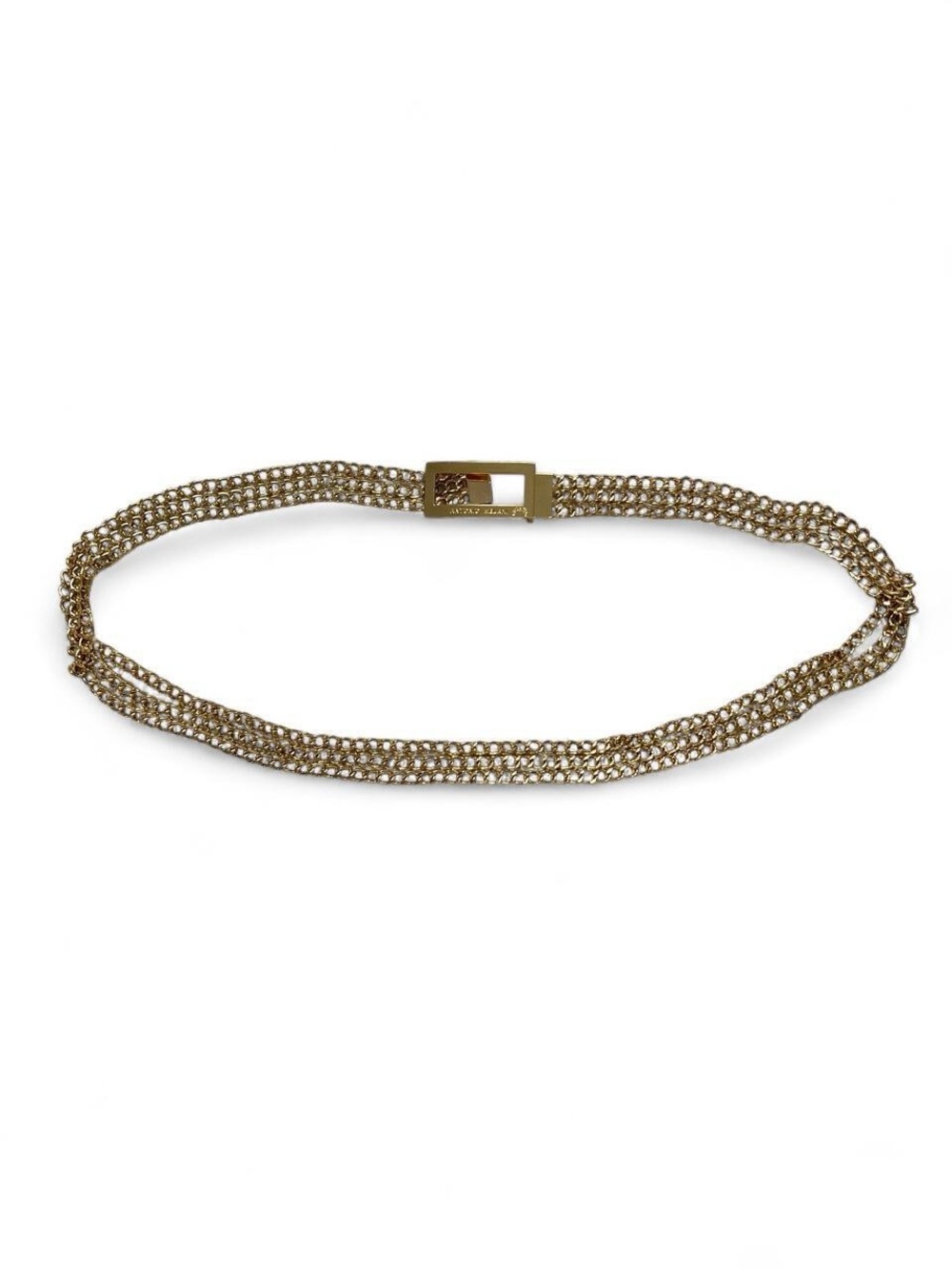 ANTONIO MELANI Gold Chain-Link Waist Belt